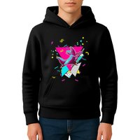 Artificer Slugcat Indie Game Rain World 90s graphic design Kids Hoodie
