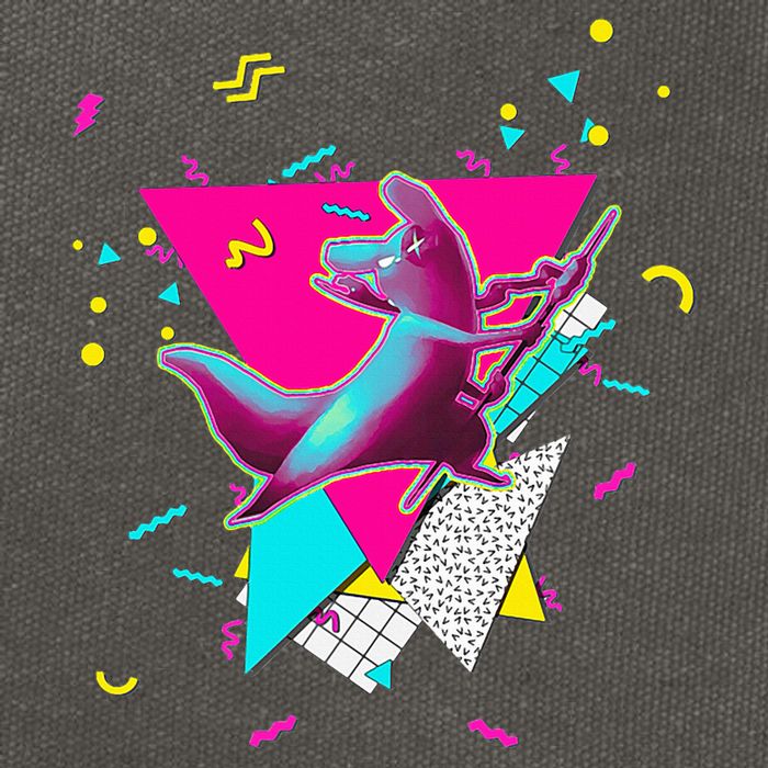 Artificer Slugcat Indie Game Rain World 90s graphic design Cotton Canvas Backpack