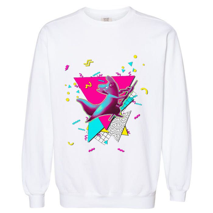 Artificer Slugcat Indie Game Rain World 90s graphic design Garment-Dyed Sweatshirt
