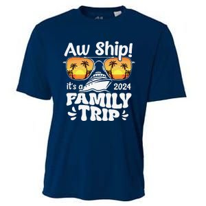 Aw Ship ItS A Family Trip 2024 Family Cruise Squad Matching Cooling Performance Crew T-Shirt