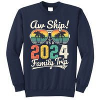 Aw Ship It's A 2024 Family Trip Family Cruise Vintage Sweatshirt