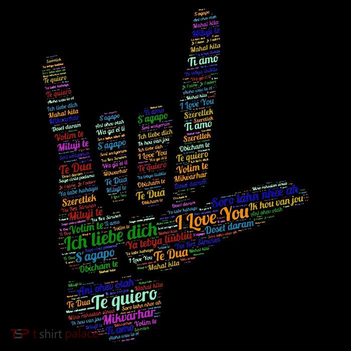 Asl Sign I Love You In 40 Different Languages Asl Button