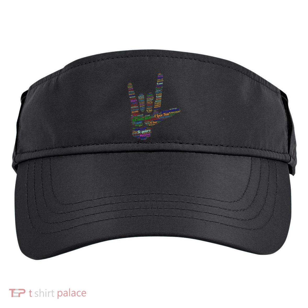 Asl Sign I Love You In 40 Different Languages Asl Adult Drive Performance Visor