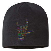 Asl Sign I Love You In 40 Different Languages Asl Sustainable Beanie