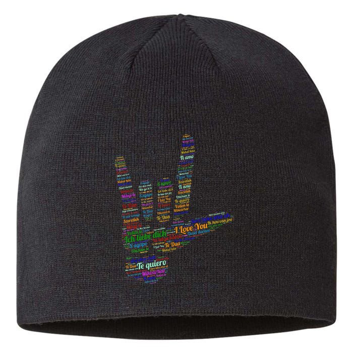 Asl Sign I Love You In 40 Different Languages Asl Sustainable Beanie