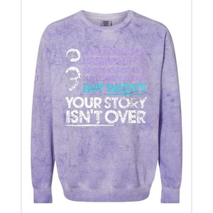 A Semicolon Is Used When A Sentence Could Have Been Ended Colorblast Crewneck Sweatshirt