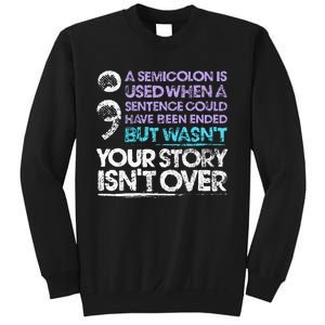 A Semicolon Is Used When A Sentence Could Have Been Ended Sweatshirt