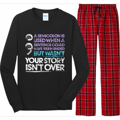 A Semicolon Is Used When A Sentence Could Have Been Ended Long Sleeve Pajama Set