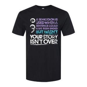 A Semicolon Is Used When A Sentence Could Have Been Ended Softstyle CVC T-Shirt