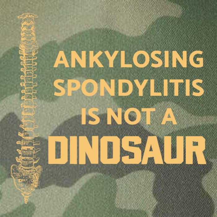 Ankylosing Spondylitis Is Not A Dinosaur AS Spine Awareness Legacy Tie Dye Trucker Hat