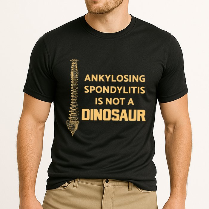 Ankylosing Spondylitis Is Not A Dinosaur AS Spine Awareness Performance Shirt