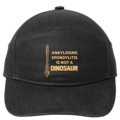 Ankylosing Spondylitis Is Not A Dinosaur AS Spine Awareness 7-Panel Snapback Hat