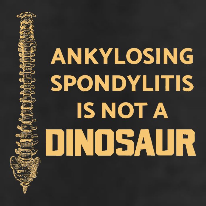 Ankylosing Spondylitis Is Not A Dinosaur AS Spine Awareness Microfiber Hand Towel
