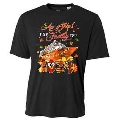 Aw Ship ItS A Thanksgiving Trip Family Matching Cruise Trip Cooling Performance Crew T-Shirt