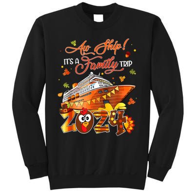 Aw Ship ItS A Thanksgiving Trip Family Matching Cruise Trip Sweatshirt