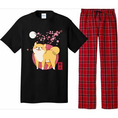 Akita Shiba Inu Dog of Japan Cherry Blossom Pajama Set