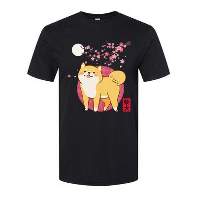 Akita Shiba Inu Dog of Japan Cherry Blossom Softstyle® CVC T-Shirt