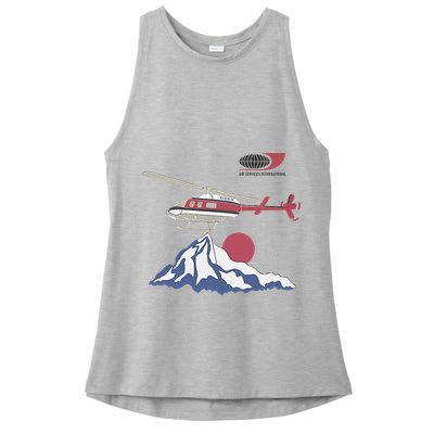 Air Services International Ladies PosiCharge Tri-Blend Wicking Tank
