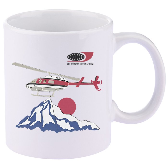 Air Services International 11oz C Handle Ceramic Mug