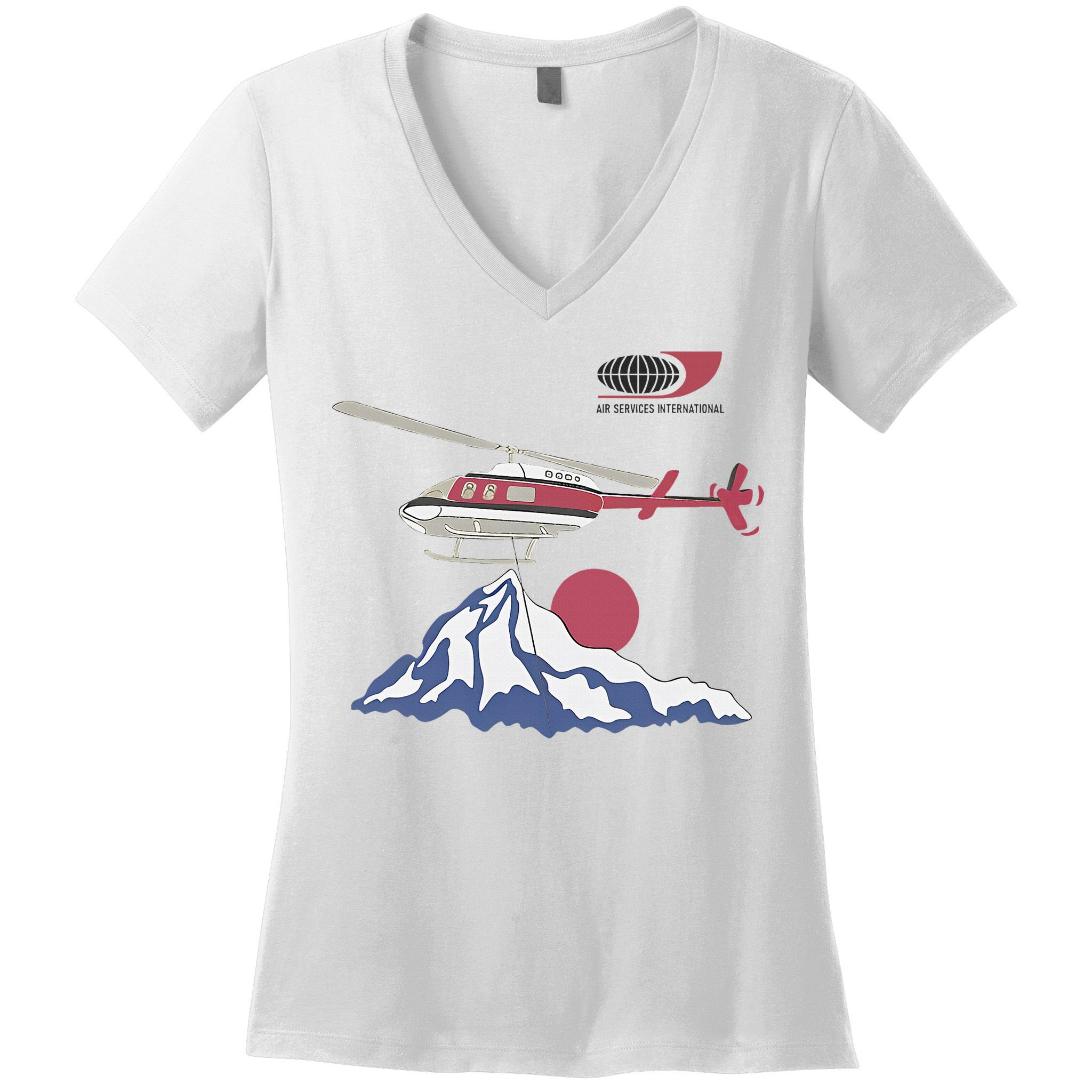 Air Services International Women's V-Neck T-Shirt