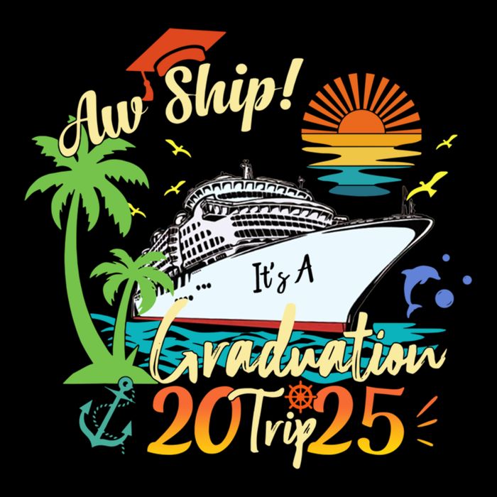 Aw Ship ItS A Grad Trip 2025 Graduation Cruise 2025 Gift Impact Tech Backpack