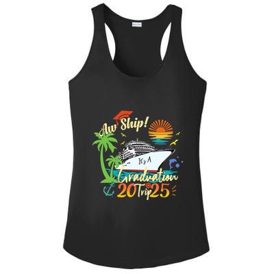 Aw Ship ItS A Grad Trip 2025 Graduation Cruise 2025 Gift Ladies PosiCharge Competitor Racerback Tank