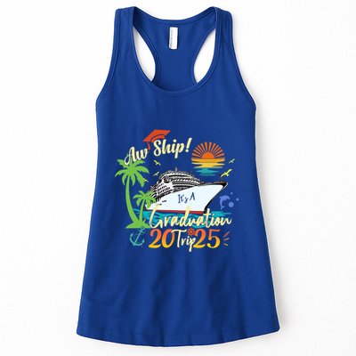 Aw Ship ItS A Grad Trip 2025 Graduation Cruise 2025 Gift Womens Tank Top