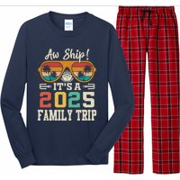 Aw Ship ItS A 2025 Family Trip Matching Cruise Vintage Long Sleeve Pajama Set