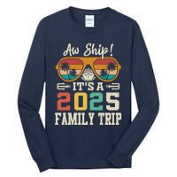 Aw Ship ItS A 2025 Family Trip Matching Cruise Vintage Tall Long Sleeve T-Shirt