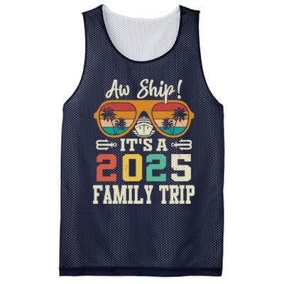 Aw Ship ItS A 2025 Family Trip Matching Cruise Vintage Mesh Reversible Basketball Jersey Tank