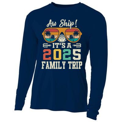 Aw Ship ItS A 2025 Family Trip Matching Cruise Vintage Cooling Performance Long Sleeve Crew