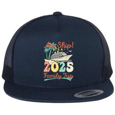 Aw Ship ItS A 2025 Family Trip Vacation Matching Cruise Flatbill Hat