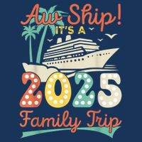 Aw Ship ItS A 2025 Family Trip Vacation Matching Cruise 16 in Basic Backpack