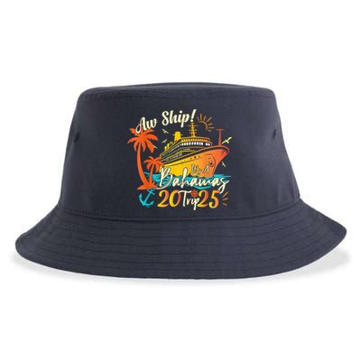 Aw Ship ItS A Bahamas Trip 2025 Bahamas Cruise 2025 Sustainable Bucket Hat