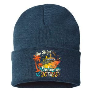 Aw Ship ItS A Bahamas Trip 2025 Bahamas Cruise 2025 Sustainable Knit Beanie