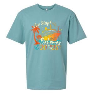 Aw Ship ItS A Bahamas Trip 2025 Bahamas Cruise 2025 Sueded Cloud Jersey T-Shirt