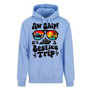 Aw Ship ItS A Besties Trip 2025 Best Friend Vacation Cruise Unisex Surf Hoodie