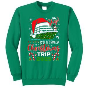 Aw Ship ItS A Christmas Cruise Trip 2025 Family Matching Sweatshirt