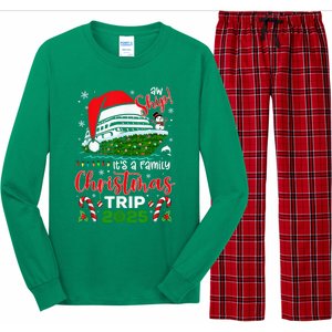 Aw Ship ItS A Christmas Cruise Trip 2025 Family Matching Long Sleeve Pajama Set