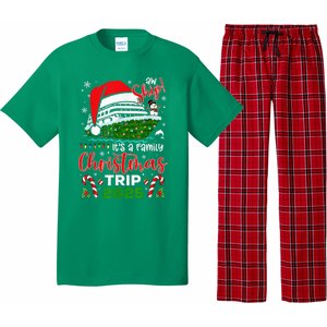 Aw Ship ItS A Christmas Cruise Trip 2025 Family Matching Pajama Set