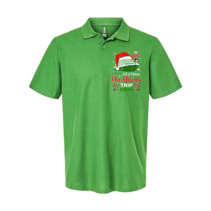 Aw Ship ItS A Christmas Cruise Trip 2025 Family Matching Softstyle Adult Sport Polo