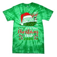 Aw Ship ItS A Christmas Cruise Trip 2025 Family Matching Tie-Dye T-Shirt