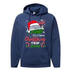 Aw Ship ItS A Christmas Cruise Trip 2025 Family Matching Performance Fleece Hoodie