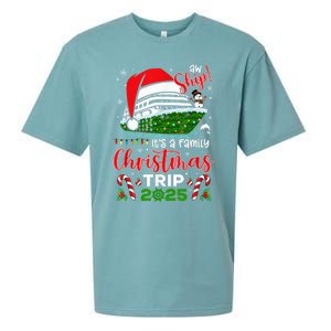 Aw Ship ItS A Christmas Cruise Trip 2025 Family Matching Sueded Cloud Jersey T-Shirt