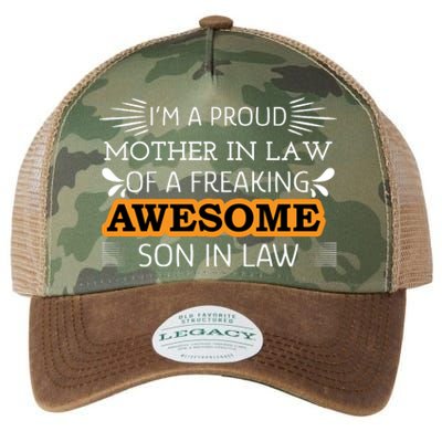 Awesome Son In Law T Legacy Tie Dye Trucker Hat