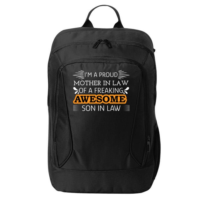 Awesome Son In Law T City Backpack