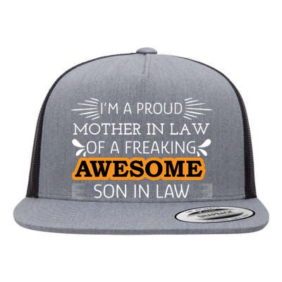 Awesome Son In Law T Flat Bill Trucker Hat