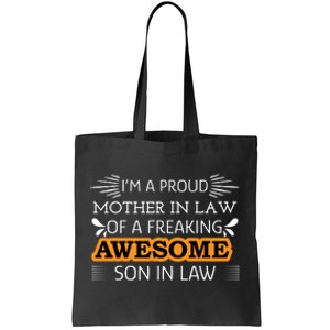 Awesome Son In Law T Tote Bag