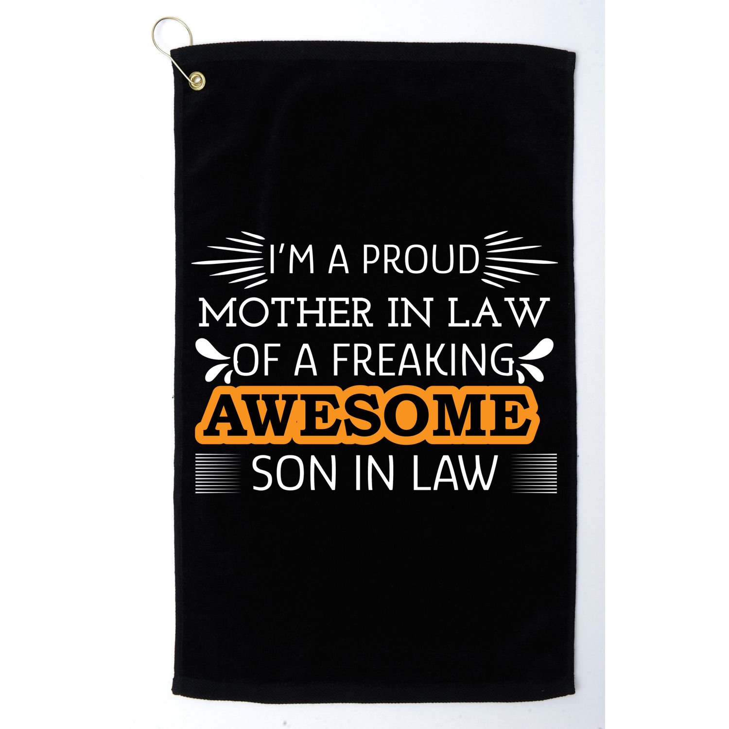 Awesome Son In Law T Golf Towel