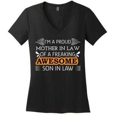 Awesome Son In Law T Women's V-Neck T-Shirt